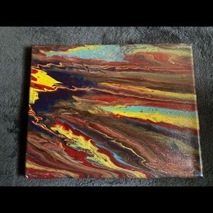 Acrylic Pour Painting